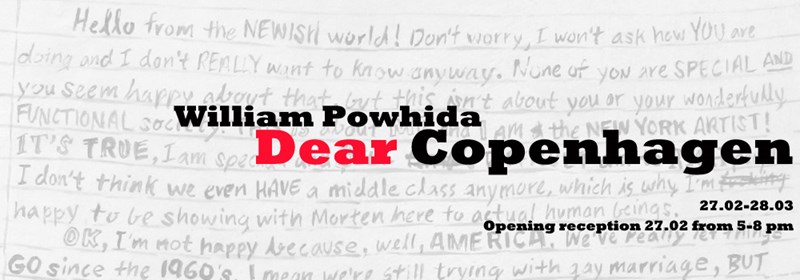 William Powhida - Dear Copenhagen