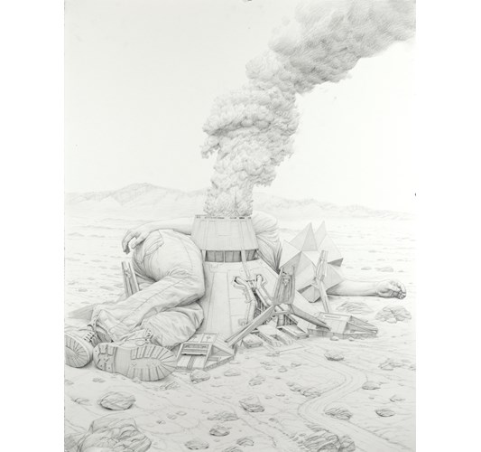 Jean-Pierre Roy - "6.12.79.LV-426" 2015 - Photogravure on 300 grm Somerset paper - 38 x 30,5 cm, 15 x 12 in, edition of 15 + 3 AP