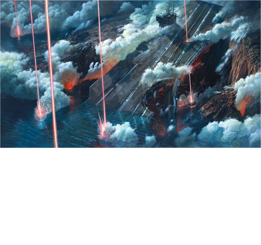 Jean-Pierre Roy - "Meridians" 2008 - Oil on canvas - 121 x 213 cm, 48 x 84 in