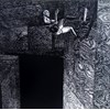 John Jacobsmeyer - "Black Cascade" 2014 - Woodcut, edition of 5 + 5 AP - 71 x 71 cm, 28 x 28 in
