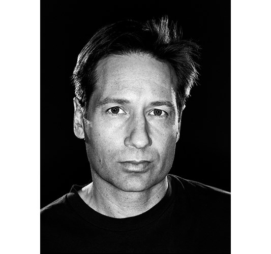 Rainer Hosch - "David Duchovny" New York 2005 - Inkjet eco-solvent print on 265 grms MLFD grafiprint paper Edition of 5 + 2 AP - 104 x 136 cm, 41 x 53.5 in
