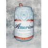 Tom Sanford - American Beer, 2016 - Oil on canvas - 61 x 46 cm, 24 x 18 in