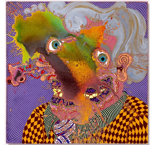 Aaron Johnson - "Bad Precedent" 2018 - Color Serigraph (framed) Edition of #75 + 10 AP - 65 x 65 cm, 25.6 x 25.6 in