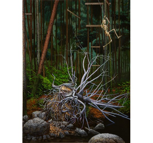 John Jacobsmeyer - “Phase IV” 2020 - Oil on panel - 61 x 46 cm, 24 x 18 in