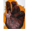 Ian Ingram - "Unravel III" 2021 - Oil on arches paper - 76 x 56 cm, 30 x 22 in