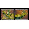 Ian Ingram - "Unravel II" 2021 - Oil on arches paper - Diptych, each 29 x 38 cm, each 11,25 x 15 in