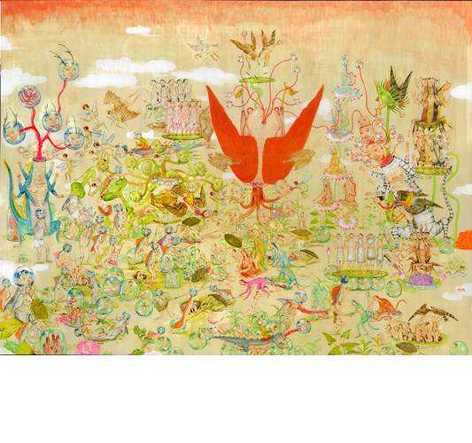 Mu Pan - "Lucky 4" 2020 - Pigment inkjet print 305gm Hotpress paper, edition of 24 - 82 x 112 cm, 32 x 44 in