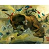 Martin Wittfooth - “Conquest” 2018 - Oil on canvas - 216 x 266,5 cm, 85 x 105 in