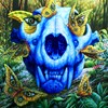 Angela Gram - "Revenant" 2021 - Oil on panel - 40,5 x 40,5 cm, 16 x 16 in