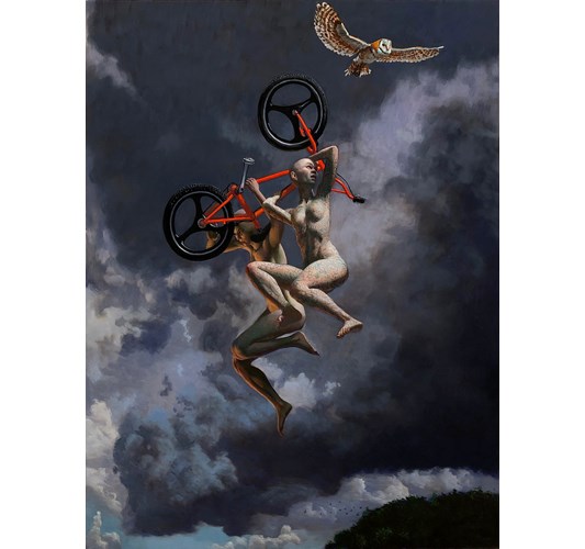 John Jacobsmeyer - "Out of this World" 2021 - Oil on panel - 61 x 46 cm, 24 x 18 in