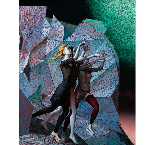 John Jacobsmeyer - "Visitation" 2021 - Oil on panel - 61 x 46 cm, 24 x 18 in