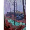 John Jacobsmeyer - "Ghost Wood" 2022 - Oil on linen - 122 x 91,5 cm, 48 x 36 in