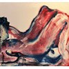 Works by - Anna Sofie Jespersen ”Det handler om at være med” 2022 - Oil on canvas - 72 x 76,5 cm, 28,5 x 30 in