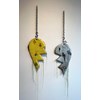 Tine Nedbo - "Roses are Blue, Violets are Red (#1 & #2)" 2022 - Mixed media - 50 x 64 cm, 19,5 x 25 in