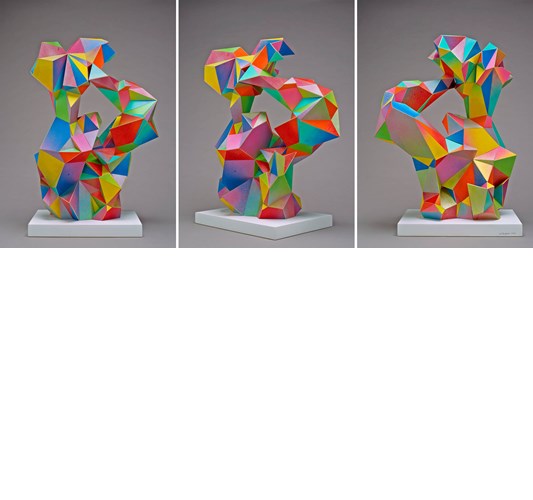 Jud Bergeron - Cubensis, 2018 - Fabricated paper - 76 x 38 x 30 cm, 30 x 15 x 12