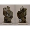 Jud Bergeron - Monolith, 2018 - Cast bronze and stainless steel, edition of 9 - 56 x 20 x 25 cm, 22 x 8 x 10 in