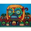 Mi Ju - Fun House, 2018 - acrylic on canvas - 81 x 107 cm, 32 x 42 in