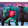 Angela Gram - "Evolve" 2022 - Oil on linen - 91,5 x 106,5 cm, 36 x 42 in