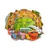 Jiannan Wu - "Rose Bowl" 2022 - Acrylic on resin, wood and metal, edition of 3 + 1 AP - 65 x 80 x 18 cm, 25,5 x 31,5 x 7 in