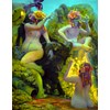 Martin Wittfooth - "Ceremony" 2022 - Oil on canvas - 162,5 x 127 cm, 64 x 50 in