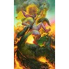 Martin Wittfooth - "Paper Dragon" 2022 - Oil on canvas - 152,5 x 91,5 cm, 60 x 36 in