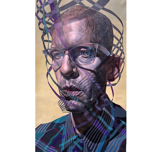 Ian Ingram - “Heald” 2022 - Oil on linen - 184 x 109 cm, 72,5 in x 43 in