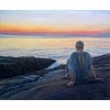 Ryan Davis - "Low Tide" 2022 - Oil on canvas - 51 x 61 cm, 20 x 24 in