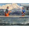 Ryan Davis - "The Last Trawl" 2022 - Oil on canvas - 61 x 76 cm, 24 x 30 in