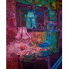 Emilia Nurmivaara - "Warmth" 2023 - Oil on linen - 161 x 128 cm, 63,5 x 50,5 in