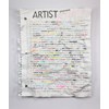 William Powhida - "Artist Stereotypes" 2022 - Watercolor and graphite on paper mounted on aluminum - 139,5 x 114,5 cm, 55 x 45 in