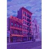 Taylor Schultek - "Miniature #1" 2023 - Oil on acrylic panel - 9 x 6,5 cm, 3,5 x 2,5 in (27 x 23,5 cm, 10,5 x 9,25 in)