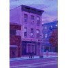 Taylor Schultek - "Miniature #2" 2023 - Oil on acrylic panel - 9 x 6,5 cm, 3,5 x 2,5 in (27 x 23,5 cm, 10,5 x 9,25 in)