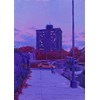 Taylor Schultek - "Miniature #3" 2023 - Oil on acrylic panel - 9 x 6,5 cm, 3,5 x 2,5 in (27 x 23,5 cm, 10,5 x 9,25 in)