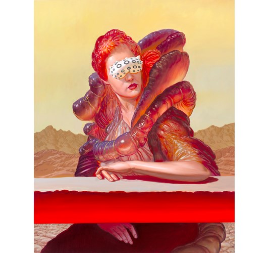 Jean-Pierre Roy - "Curiosity Fire" 2023 - Oil on linen - 76 x 61 cm, 30 x 24 in