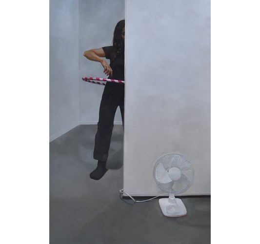 Rebecca Orcutt - "Stop Now and It Was All for Nothing" 2023 - Oil on canvas - 152,5 x 101,5 cm, 60 x 40 in