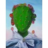 Jingyi Wang - "Curls" 2023 - Oil on panel - 30,5 x 23 cm, 12 x 9 in