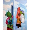 Jingyi Wang - "Let's Go Outside" 2023 - Oil on linen - 152,5 x 122 cm, 60 x 48 in