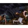 Nicola Verlato - "Flood" 2023 - Oil on linen - 77 x 100 cm, 30,5 x 39,5 in