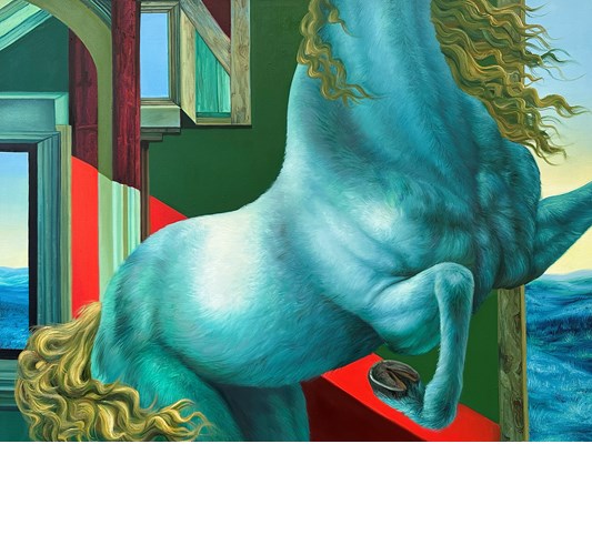 Angela Gram - "Body" 2023 - Oil on linen - 91,5 x 122 cm, 36 x 48 in