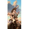 Adam Miller - "Persephone and Pluto" 2023 - Oil on canvas - 150 x 70 cm, 59 x 27,5 in