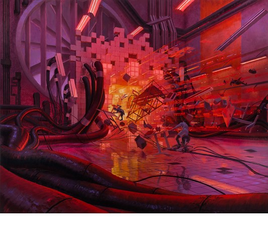 Taylor Schultek - "Catalyst" 2023 - "Catalyst" 2023 Oil on linen - 122 x 152,5 cm, 48 x 60 in