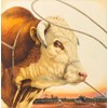 Jed Webster Smith - "Cowboy Poker" 2023 - Watercolor on paper mounted to canvas - 101,5 x 101,5 cm, 40 x 40 in