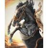 Jed Webster Smith - "Five Seconds of Freedom" 2023 - Watercolor on paper mounted to canvas - 87,5 x 72 cm, 34,5 x 28,5 in