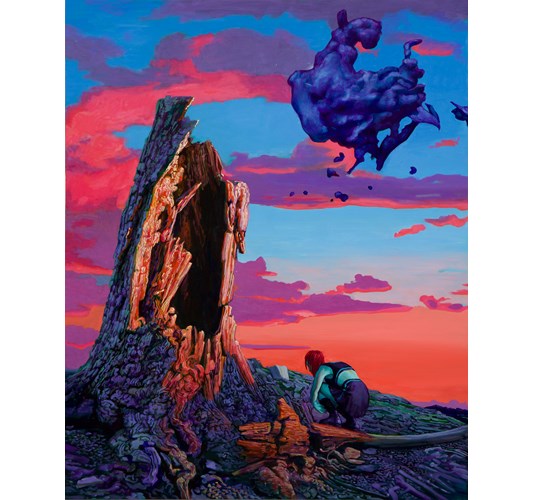 John Jacobsmeyer - "Another Doubtful" 2024 - Oil on panel - 76 x 61 cm, 30 x 24 in