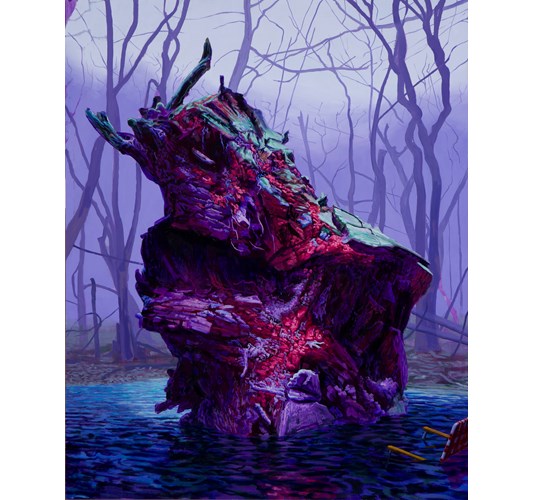 John Jacobsmeyer - "Pound of Obscure" 2024 - Oil on panel - 76 x 61 cm, 30 x 24 in