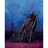 John Jacobsmeyer - "Prism House" 2024 - Oil on panel - 76 x 61 cm, 30 x 24 in