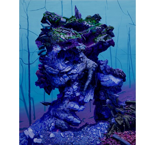 John Jacobsmeyer - "Unstable Condition" 2024 - Oil on panel - 76 x 61 cm, 30 x 24 in