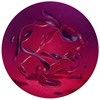 Taylor Schultek - "Altered Ego" 2023 - Oil on linen - 30,5 cm diameter, 12 in diameter