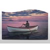 Ryan Davis - “The Oarsman” 2024 - Oil on shaped canvas, mounted to panel - 48,3 x 76,5 cm, 19 x 30,1 in
