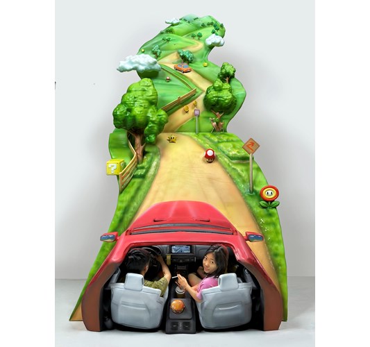 Jiannan Wu - "On the Road" 2024 - Acrylic on resin, Edition of 1 + 1 AP - 71 x 46 x 38 cm, 28 x 18 x 15 in